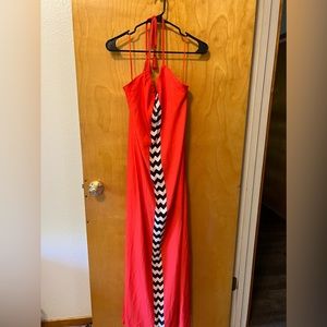 Vicki Long Dress Halter Top